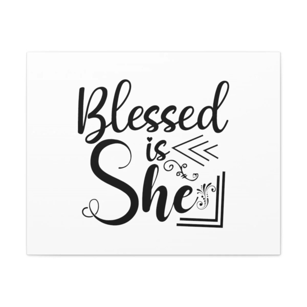 Scripture Walls Blessed Is She Nehemiah 9:5 Christian Wall Art Bible Verse